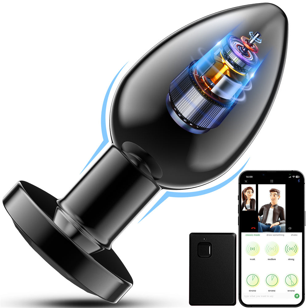 Ultimate Remote-Control Vibrating Anal Plug – 10-Mode Pleasure Beads for Intense Satisfaction