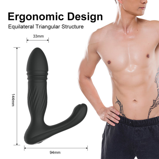 Butt Plug Sex- Toy Thrusting Anal-Vibrator- 10 Vibrating Modes  Prostate Stimulator Adult-toys Games For Men